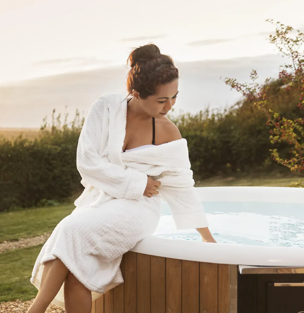 house with hot tub surrey